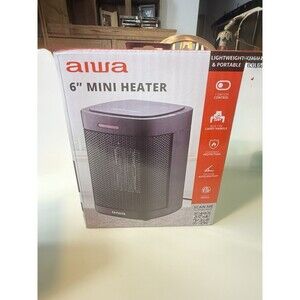 Aiwa 6” Mini Heater  New